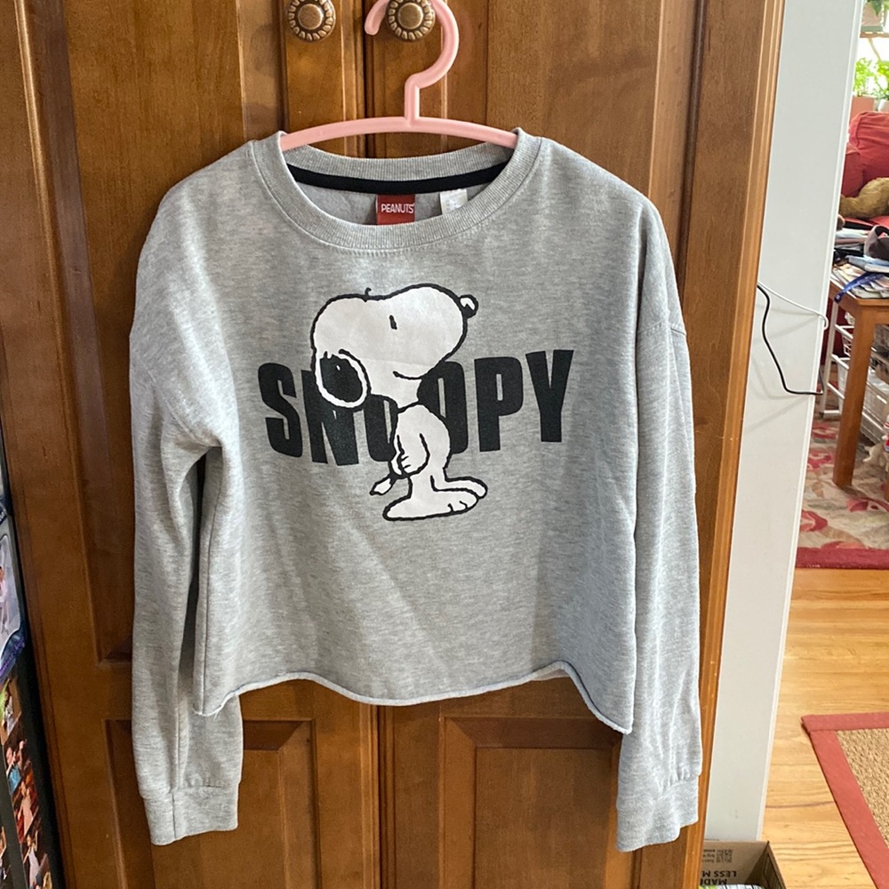Original Peanut Snoopy Crop Sweatshirt